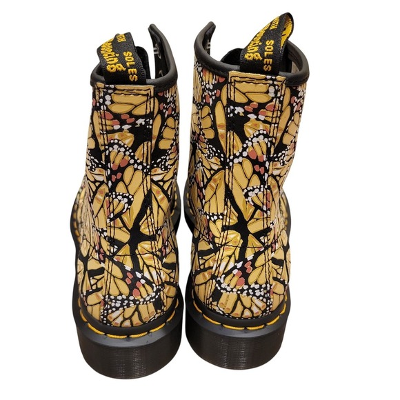 NEW Doc Dr. Martens 1460 Butterfly Print Lace Up Boots US 6 EU 37 UK 4 - Picture 4 of 12